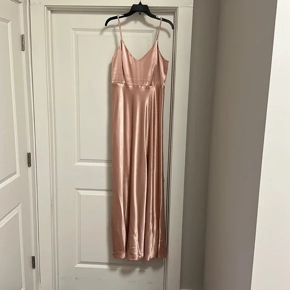Birdy Grey | Dresses | Rose Gold Satin Formal Gown | Poshmark Birdy Grey | Dresses | Rose Gold Satin Formal Gown | Poshmark
